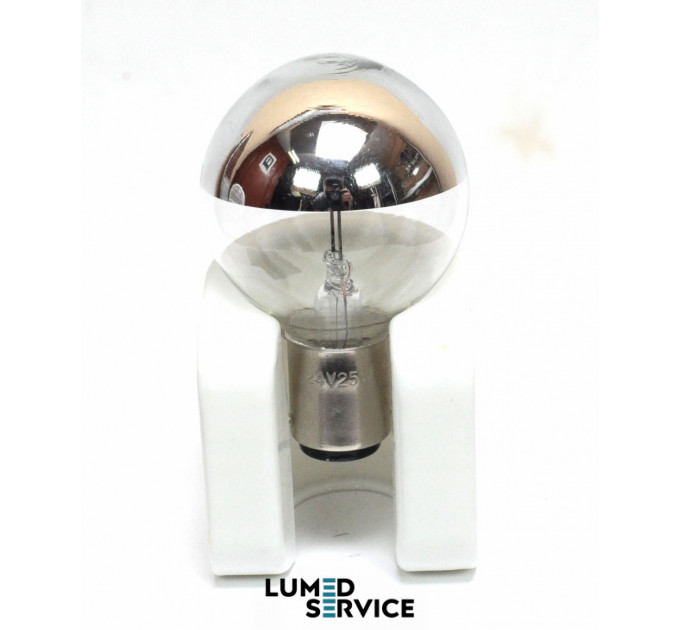 Лампочка B15 24V 25W з відбивачем для операційного світильника