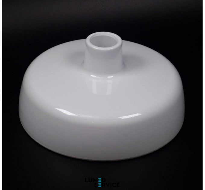 Плювальниця керамічна біла з горловиною D240  для стоматологічної установки