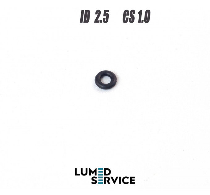 Кільце ущільнювальне 2,5×1,0 мм NBR для стоматологічного обладнання