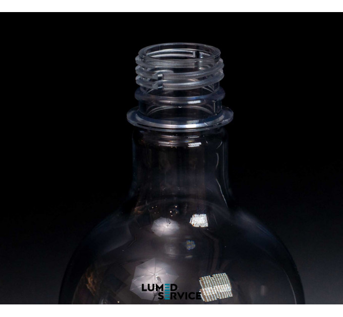 Пляшка системи чистої води 1,0L прозора на тиск до 6 бар для стоматологічної установки