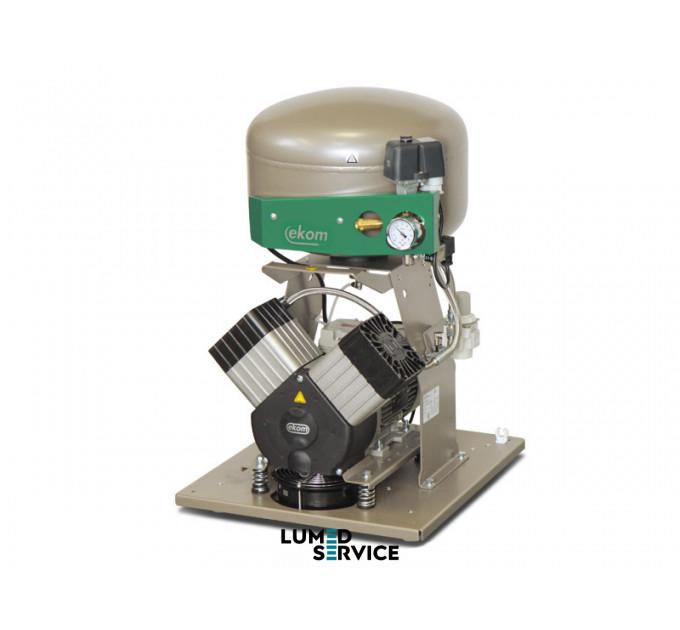 Компресор EKOM DK50 2V без осушувача стоматологічний безмасляний