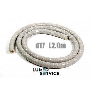 Шланг пилососу D17 мм L2,0 м тришаровий для аспірації стоматологічної установки Китай