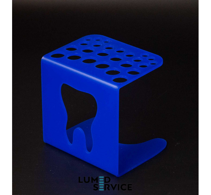 Підставка 25 шприців синя для стоматологічних фотополімерних композитів