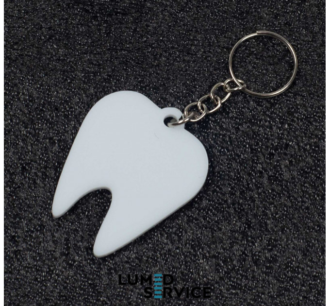 Брелок зубний набір 10 шт колір асорті випадковий акрил