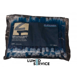 Слиновідсмоктувач Euronda Monoart EM15 150 мм упаковка 100 шт прямі одноразові
