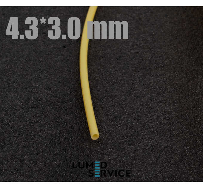 Силіконова трубка 4,3*3,0 мм капіляр для рукавів турбінного шланга