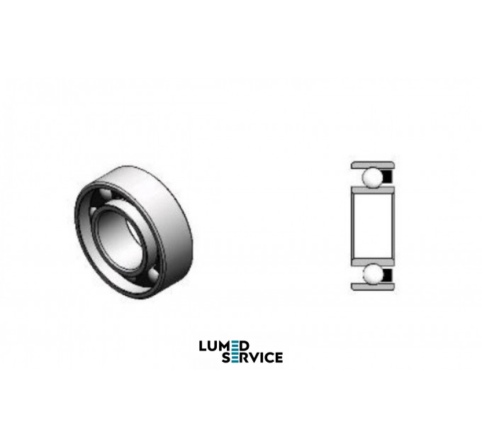 2,38*4,76*1,58 сталь/ сепаратор Torlon/ Німеччина підшипник для валів стоматологічних наконечників