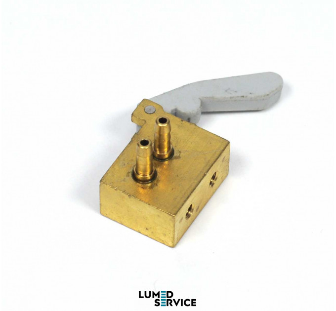 Клапан вибору інструментів білий язичок при натисканні зачиняється штуцера збоку для стоматологічної установки