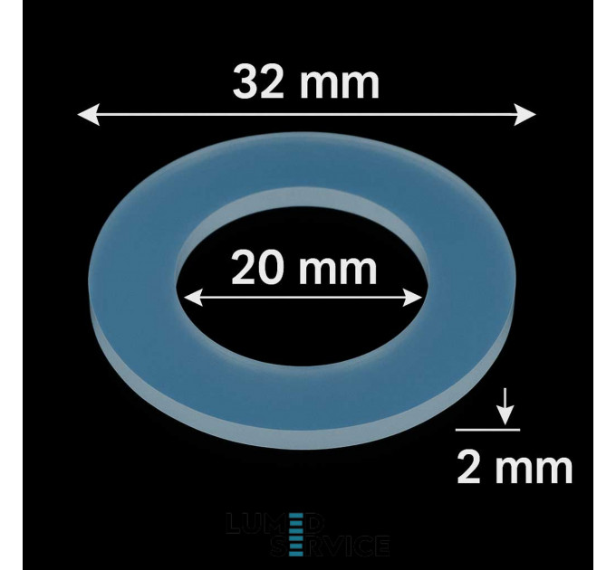 Прокладка кришки пляшки 20*32 мм  для стоматологічної установки