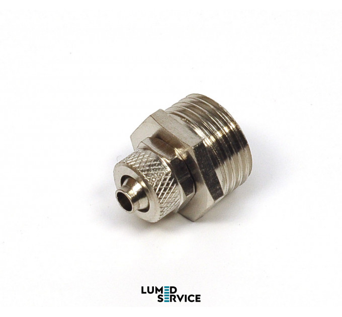 Штуцер прямий прямий PU5 РН 1/2 фітинг з фіксацією шланга гайкою 