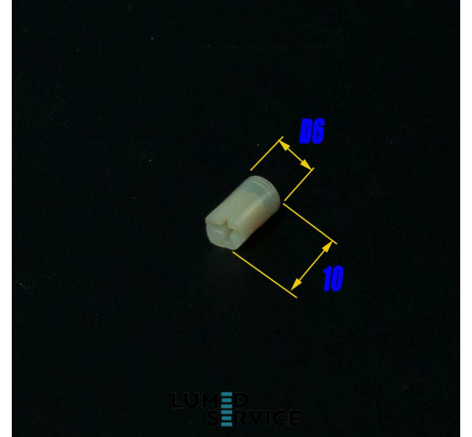 Муфта приводна 6*10 мм для зуботехнічного мікромотора фрезера