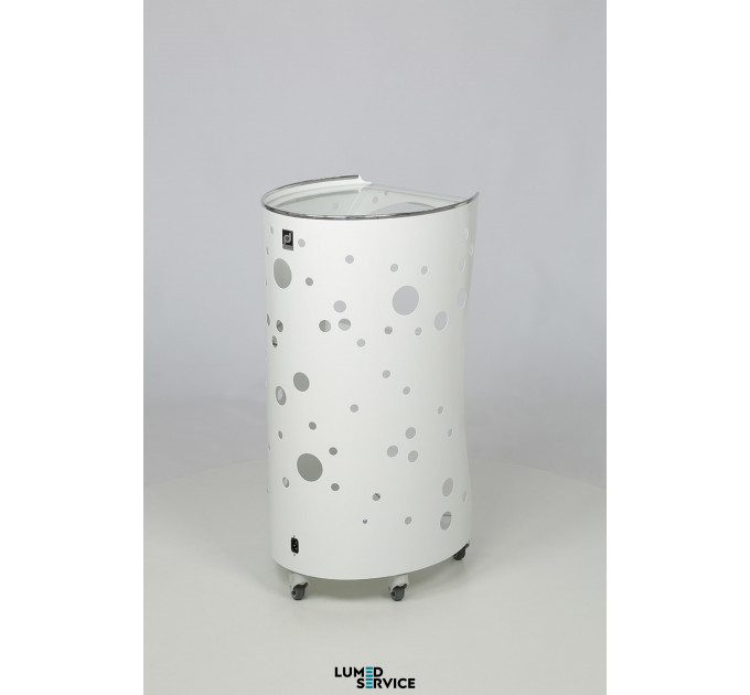 Столик Panmed ПАНОК 4 зі склом 45*46 см овальный для стоматологічного кабінету