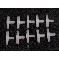 З’єднувач пластик трійник 5 мм для пневмошлангів у стоматологічних установках упаковка 10 шт