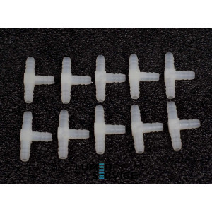 З’єднувач пластик трійник 5 мм для пневмошлангів у стоматологічних установках упаковка 10 шт