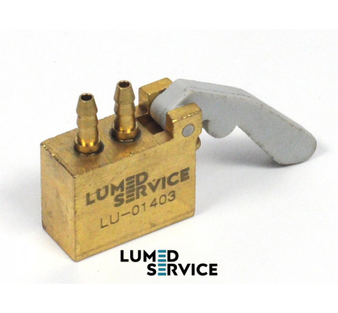 Клапан вибору інструментів білий язичок при натисканні зачиняється для стоматологічної установки