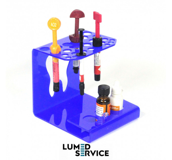 Підставка 25 шприців +3 баночки для стоматологічних фотополімерних композитів ЗНЕЦІНКА