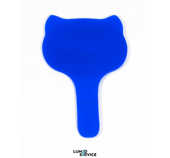 Дзеркало котик синє акрил оглядове для пацієнта