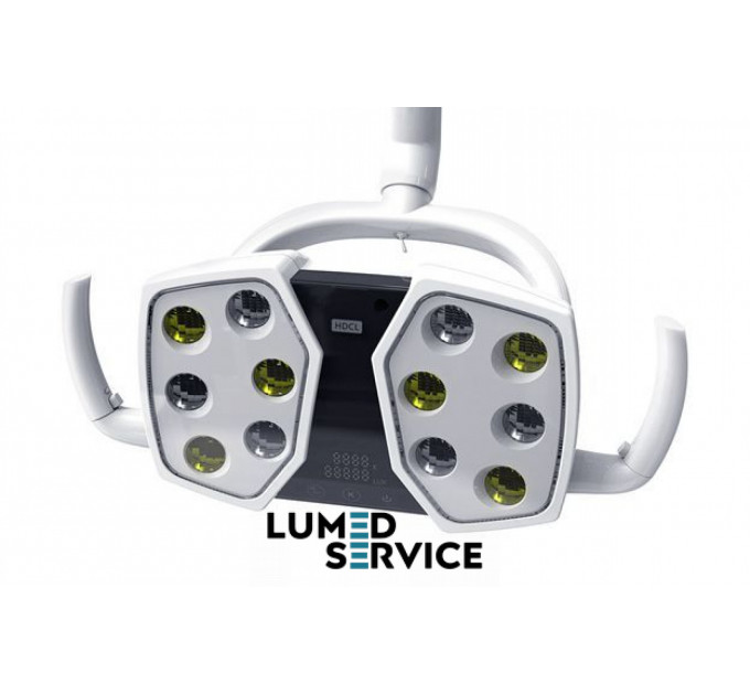 LED світильник для стоматологічної установки  58000 Люкс 12-36V 8 світодіодів Diamond