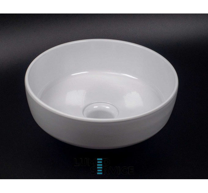 Плювальниця керамічна біла з горловиною D240  для стоматологічної установки