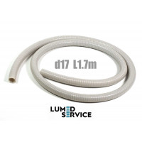 Шланг пилососу D17mm L 1,7 m тришаровий Китай для аспірації стоматологічної установки