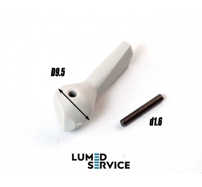 Язичок перемикача фіксований (On/Off) сірий для стоматологічних установок, DCI 7124