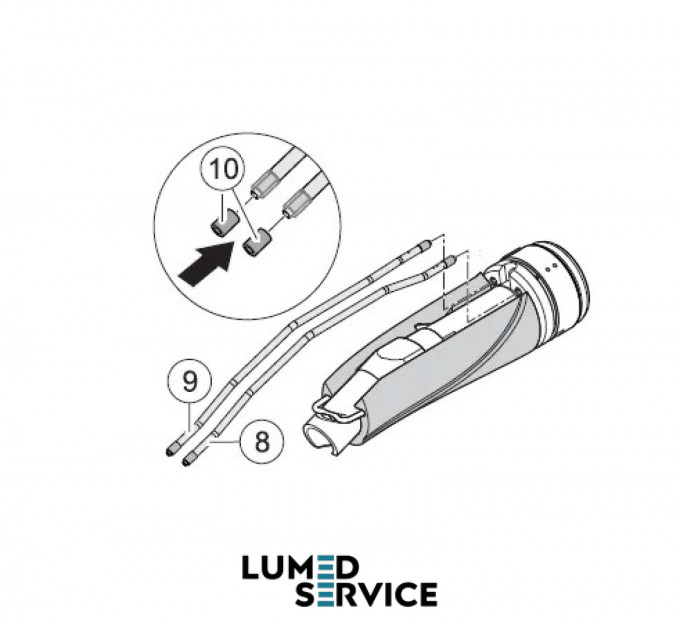 Ущільнювальна трубка водяних каналів кутового наконечника Sirona