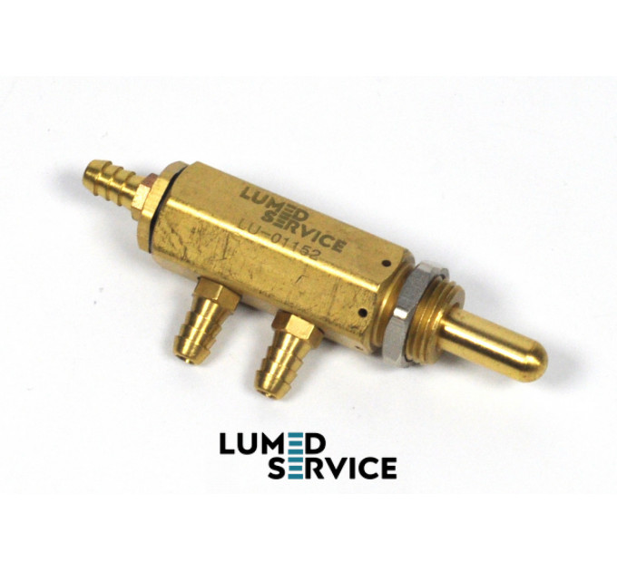 Клапан педалі з лапками штуцера 5+5+5 мм  для стоматологічної установки