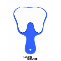 Дзеркало зуб блакитне акрил оглядове для пацієнта