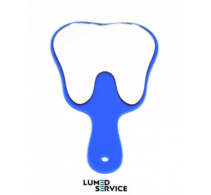 Дзеркало зуб блакитне акрил оглядове для пацієнта