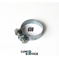 Металевий хомут d30 для аспіраційних шлангів стоматологічної помпи
