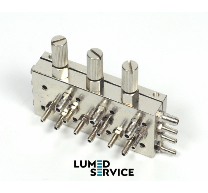 Клапан 3 канальний мембранний Китай для стоматологічної установки