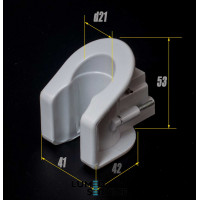 Тримач слиновідсмоктувача вставка в столик помічника для стоматологічної установки