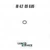 Кільце ущільнювальне 4,2×0,85 мм NBR для стоматологічного обладнання