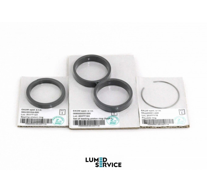 Кільце поршневе Ekom DK50 комплект 3 шт для безмасляного стоматологічного компресора