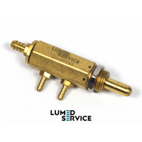 Клапан педалі з лапками штуцера 5+3+3 мм  для стоматологічної установки 