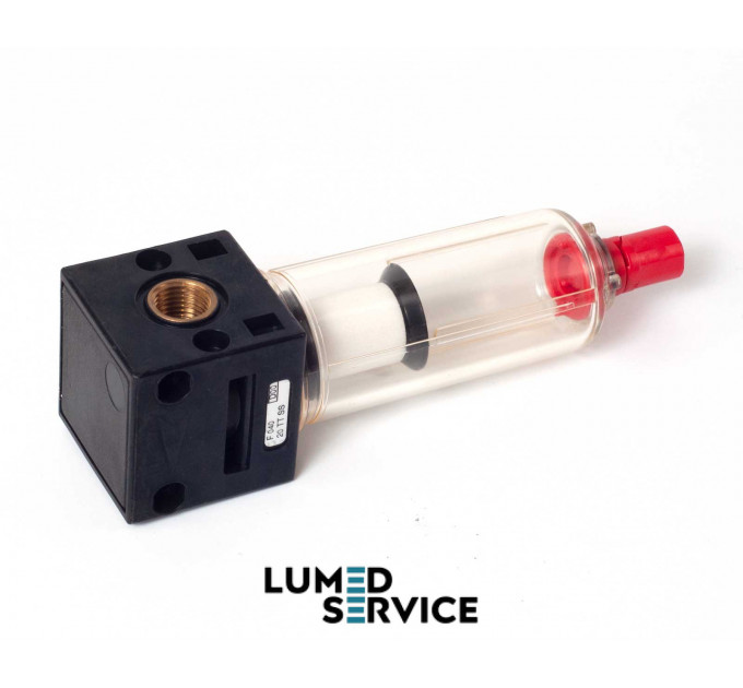 Пневматичний модульний фільтр Aircomp Line 040, 20 мкм, напівавтоматичний дренаж (SS)