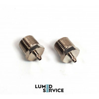 З’єднувач латунь ялинка 2,6 мм з різьбою 1/8 для пневмошлангів у стоматології набір 2 шт