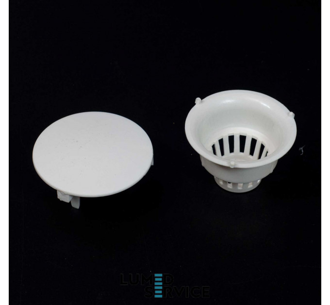 Сітка плювальниці глибина 30 мм діаметр 37 мм з пластиковою кришкою  для стоматологічної установки