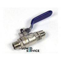 Кран кульовий різьблення 1/4 для безмасляного компресора