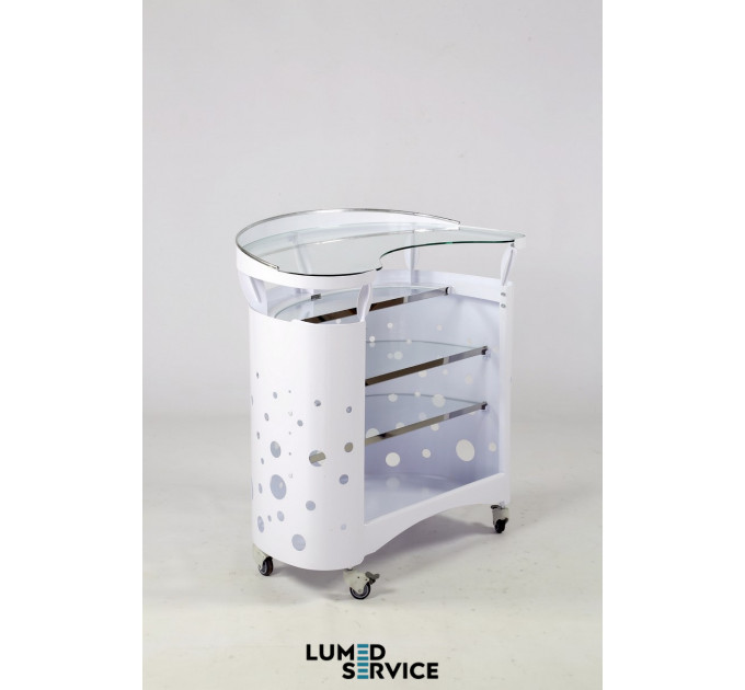 Столик Panmed ПАНОК 5 72*45 см овальный для стоматологічного кабінету