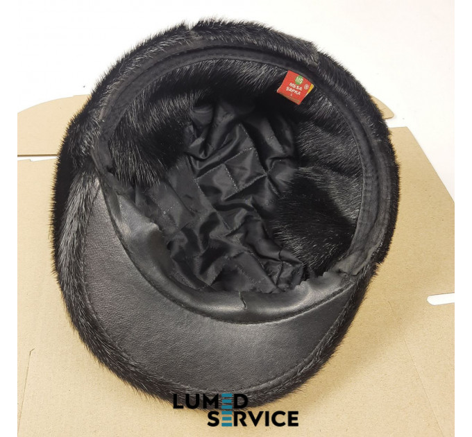 Чоловіча хутряна кепка з хутра нерпи "Восьмиклинка"