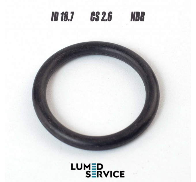 Кільце ущільнювальне 18,7×2,6 мм NBR для стоматологічного обладнання