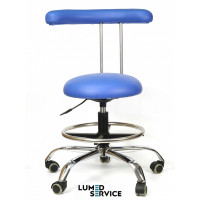 Стілець А03 висота 51-63 см з кільцем для асистента та стоматолога