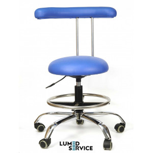 Стілець А03 висота 51-63 см з кільцем для асистента та стоматолога