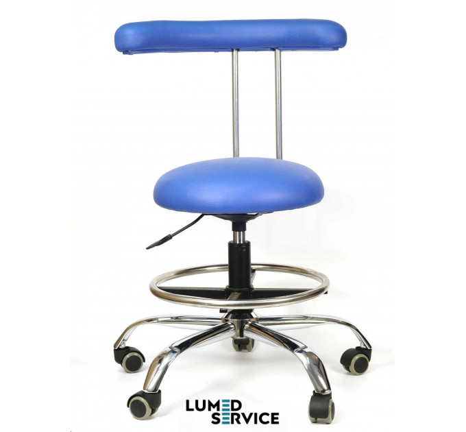 Стілець А03 висота 51-63 см з кільцем для асистента та стоматолога