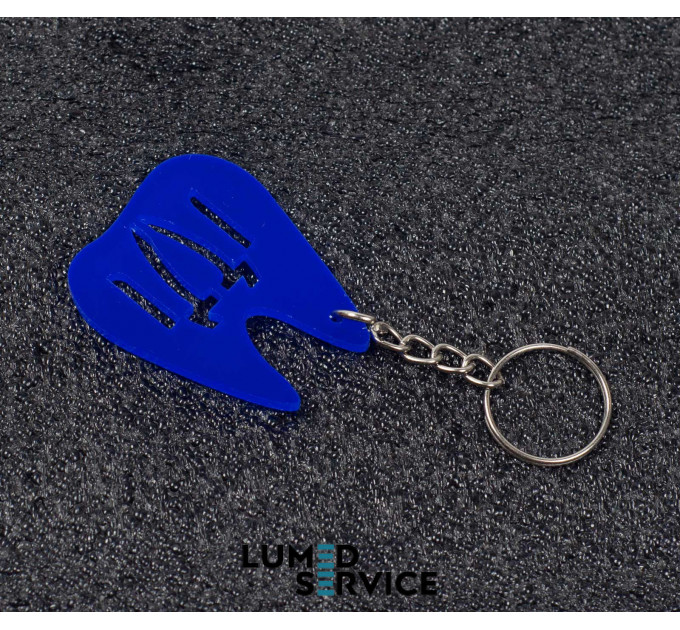 Брелок зубний набір 10 шт колір асорті випадковий акрил