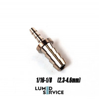 Штуцер з’єднувальний перехідний 1/16″ - 1/8″ (2,3-4,6 мм) для пневмоліній стоматологічних установок DCI 0079