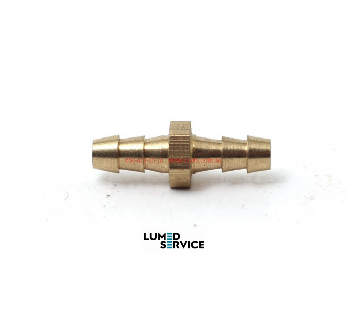 З’єднувач ялинка латунь 3,2 мм для пневмошлангів у стоматологічних установках