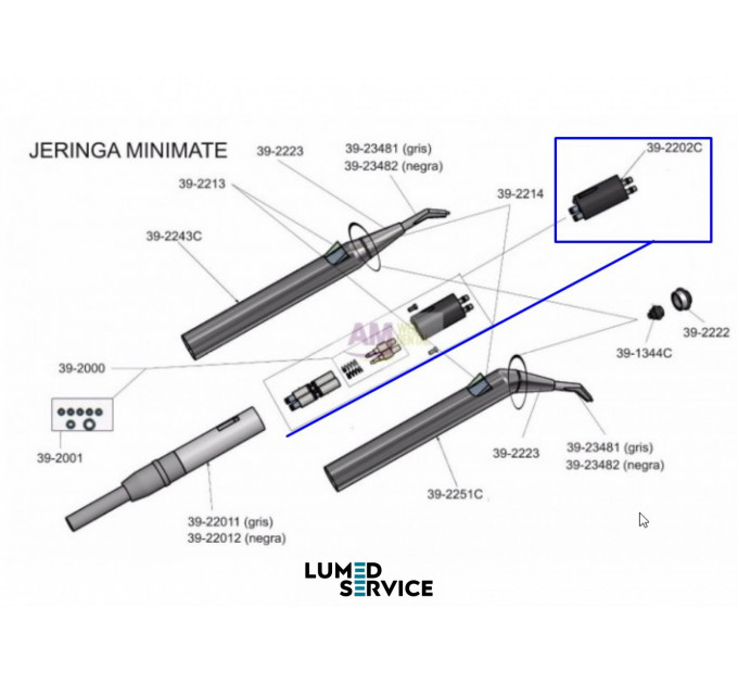 Ремкомплект Luzzani Minimate клапанів  для пустера вода-повітря