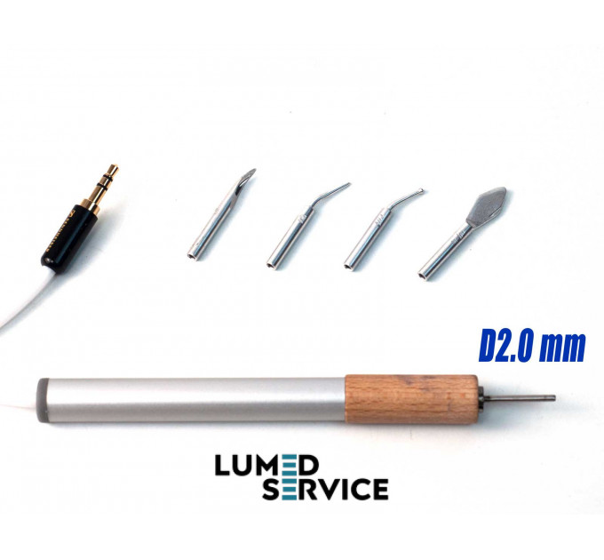 Ручка для електрошпателя Dokatech, насадка 2 мм + 4 насадки